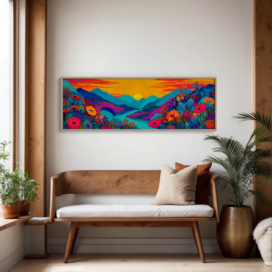 Sunrise Through Wild Bloom