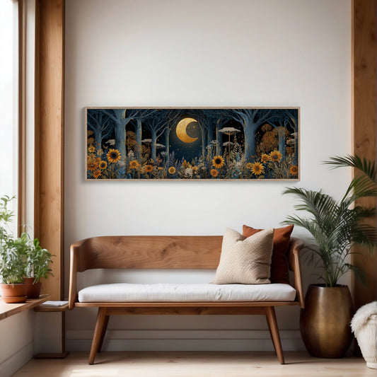 Moonlit Garden of Gold