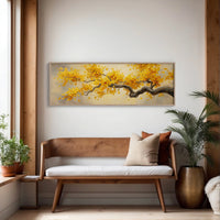 Golden Branch in Autumn Light