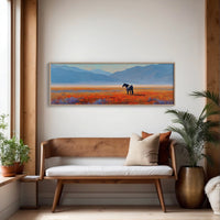 Horse Standing in the Painted Valley