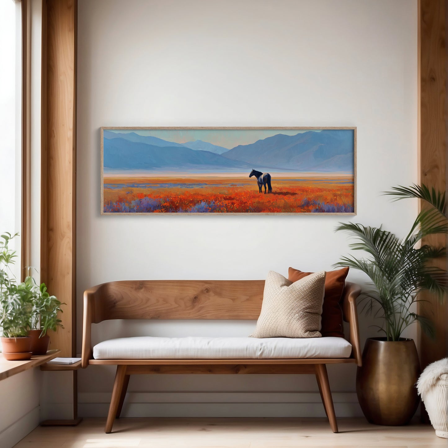 Horse Standing in the Painted Valley