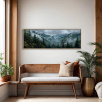 Mist Rising Through Evergreen Valleys