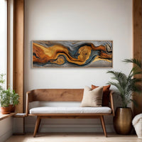 Golden Grain in Weathered Wood