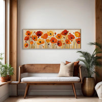 Poppies Dancing in Golden Light