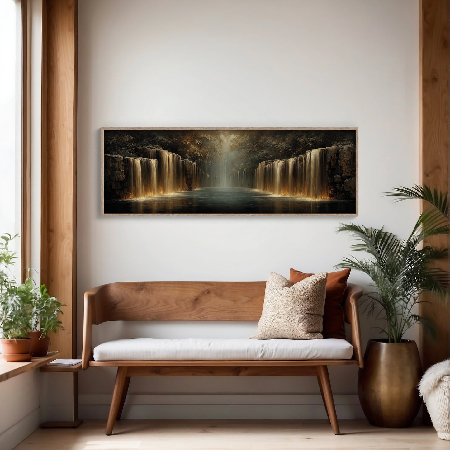 Golden Falls of the Hidden Valley