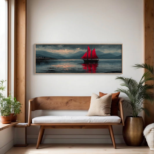 Red Sails Against the Gathering Storm