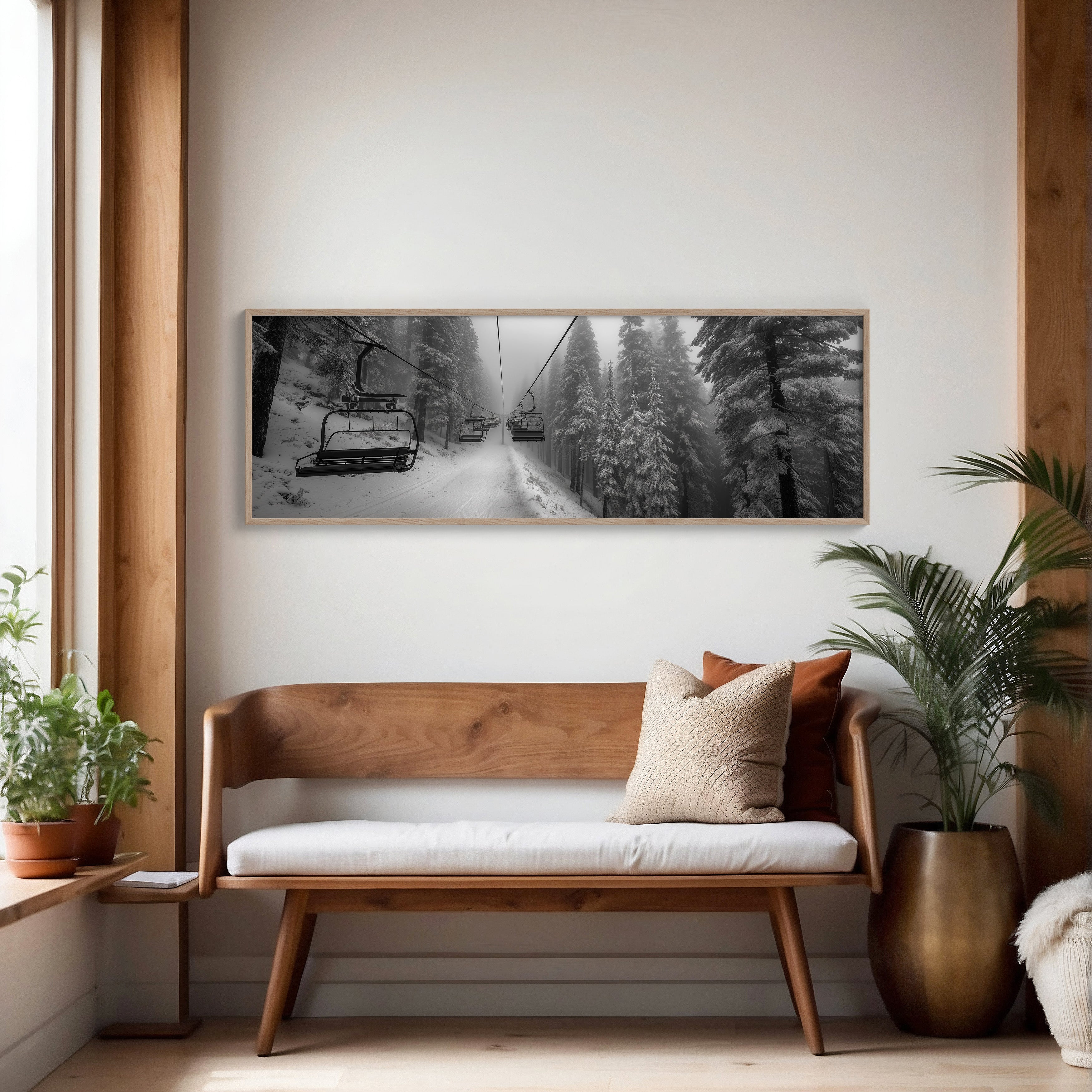 Moonlit Stroll Through the Painted Village