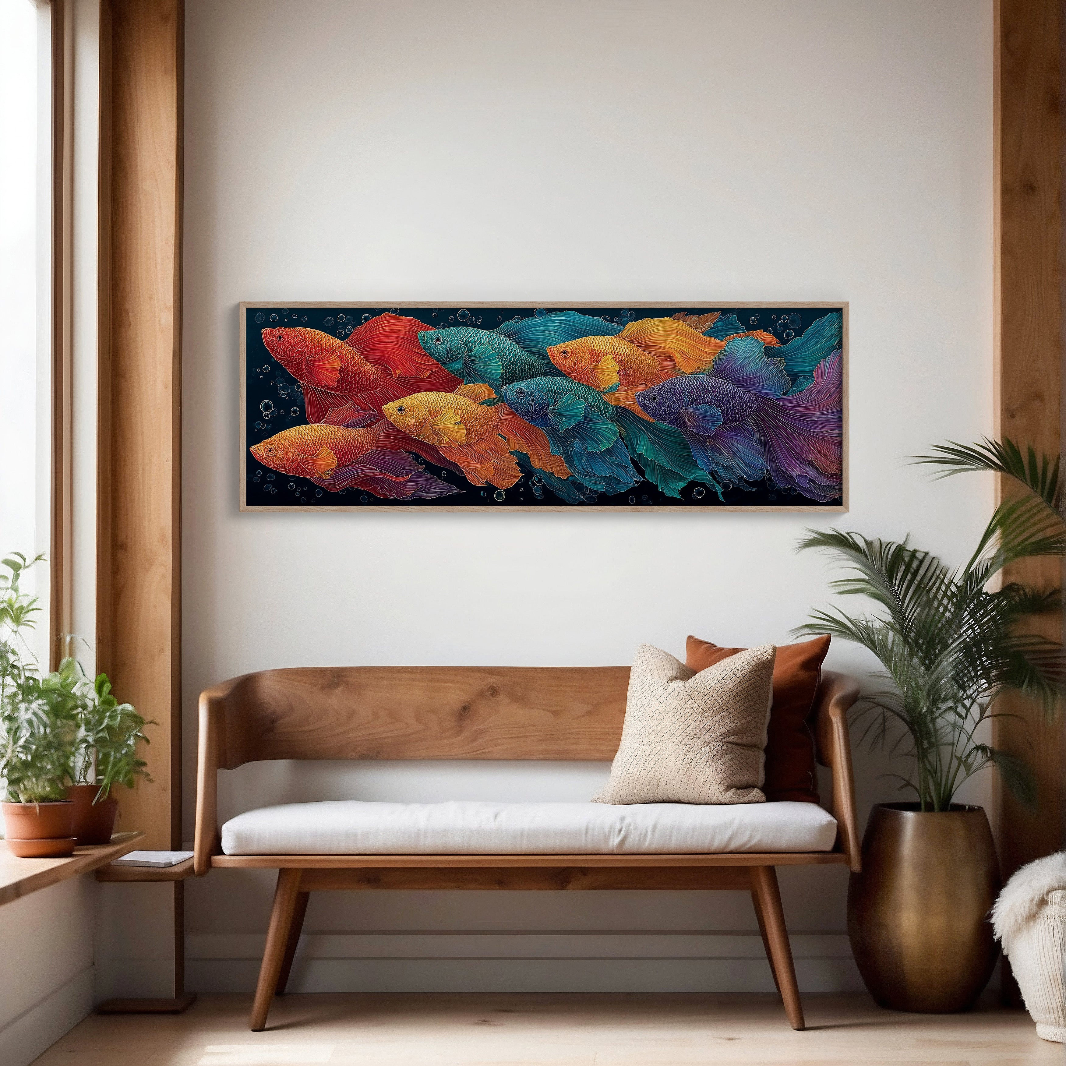 Parade of the Rainbow Bettas