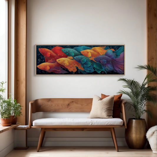 Parade of the Rainbow Bettas