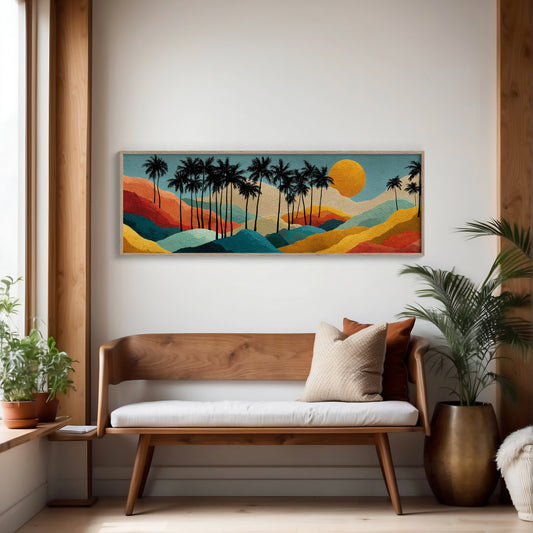 Sunset Over Painted Palms