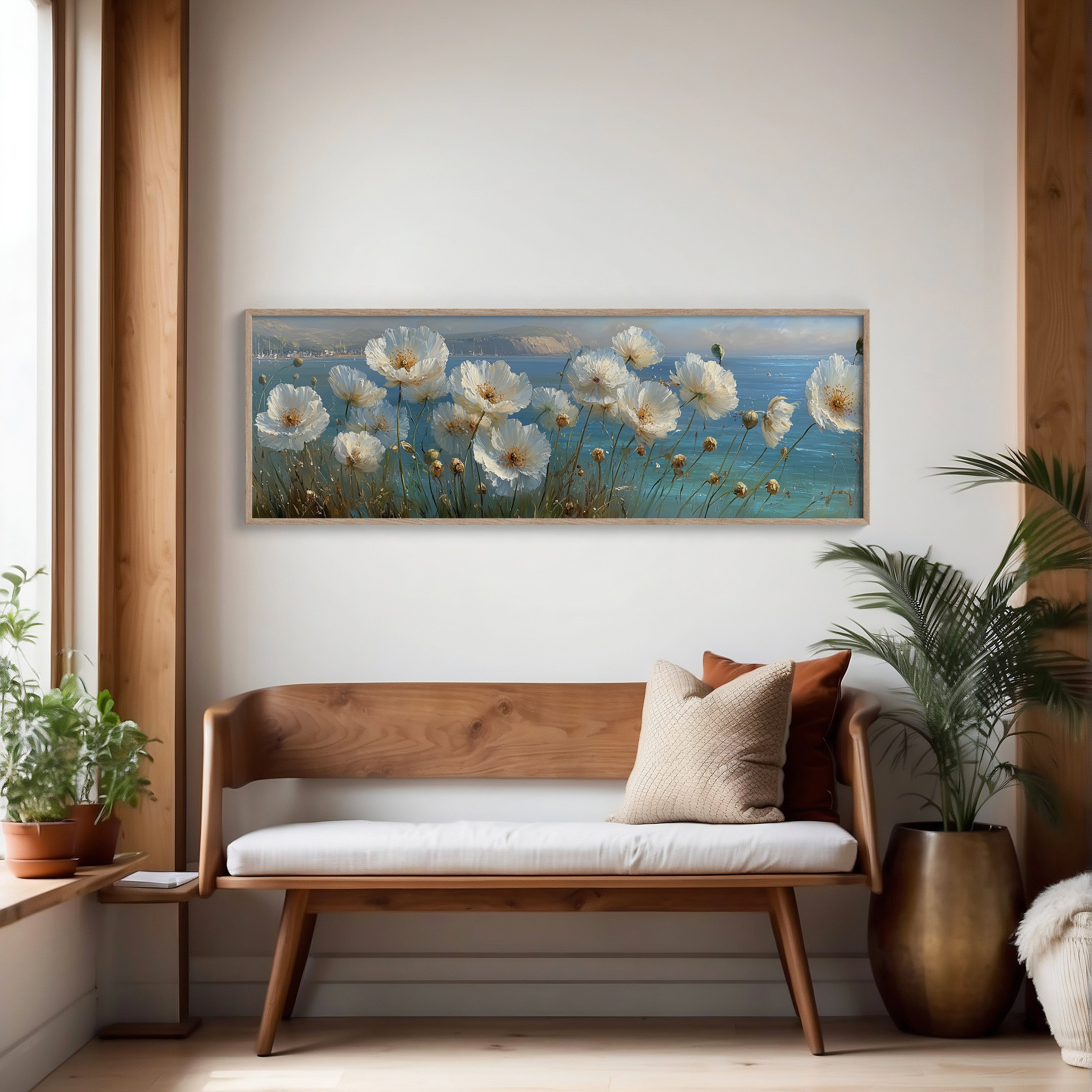 Coastal Breeze Among White Blossoms