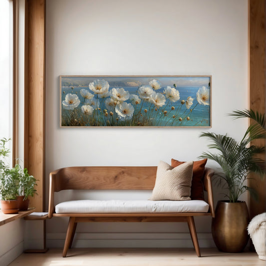 Coastal Breeze Among White Blossoms