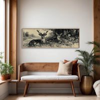 Resting Deer by the Riverbank