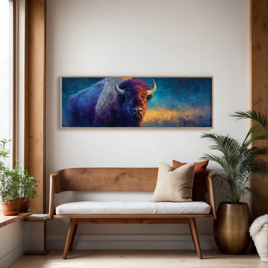 Bison in Painted Twilight