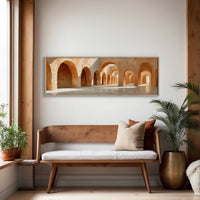 Sunlit Arches in Stillness
