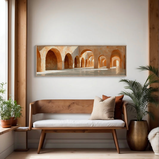Sunlit Arches in Stillness