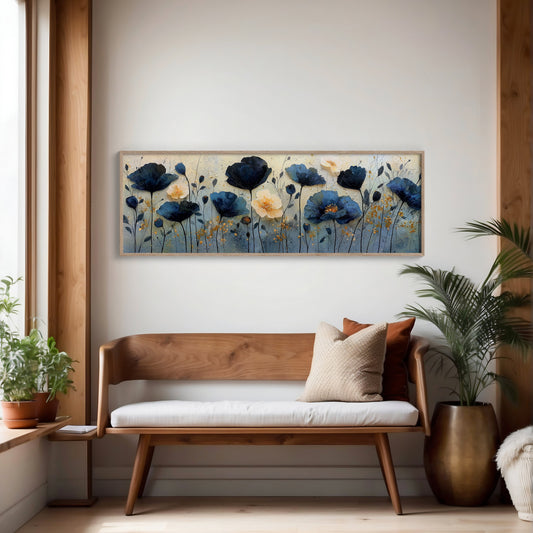 Midnight Petals in Morning Light
