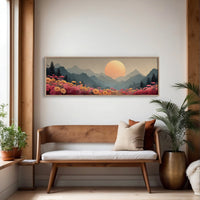 Sunrise Through the Blooming Valley