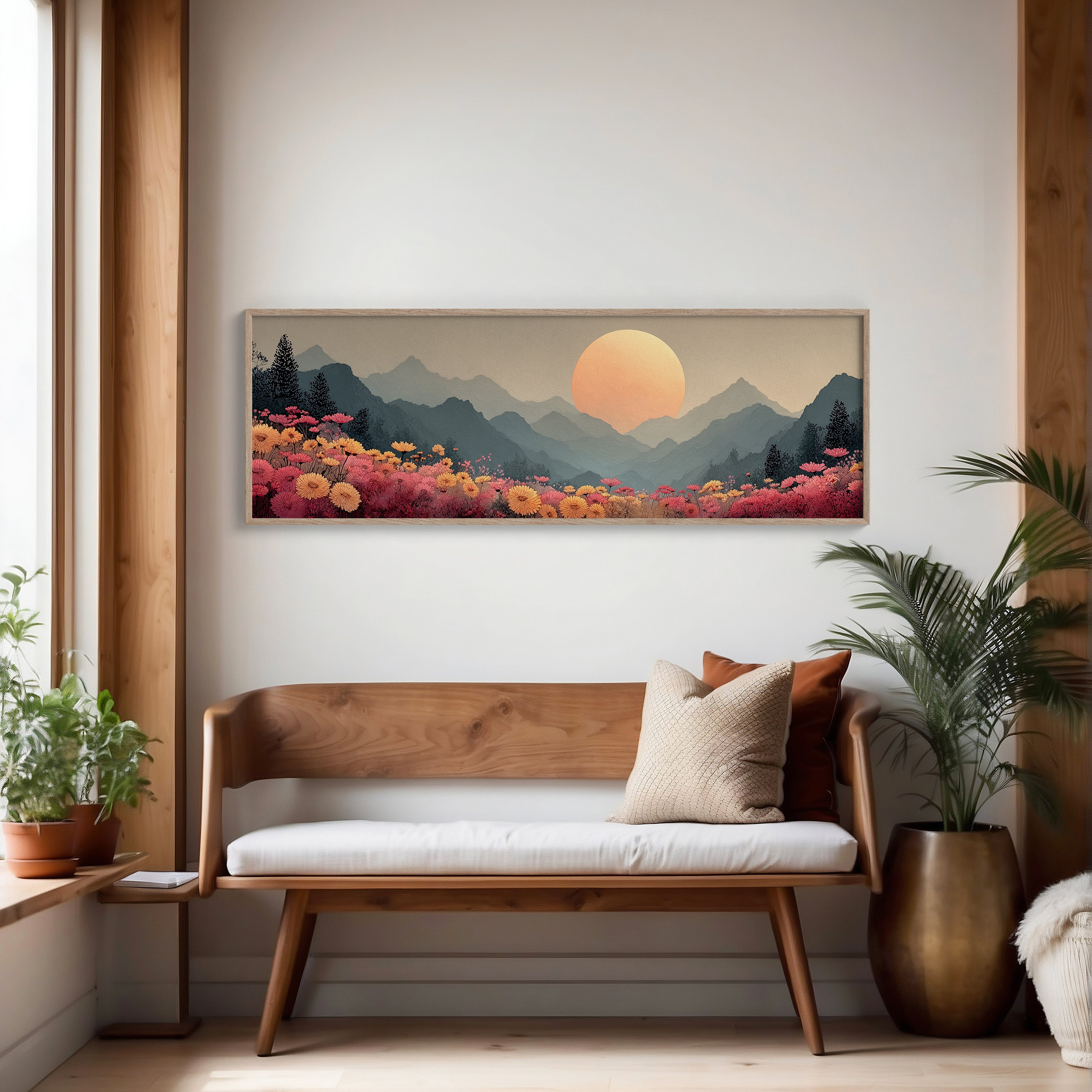 Sunrise Through the Blooming Valley