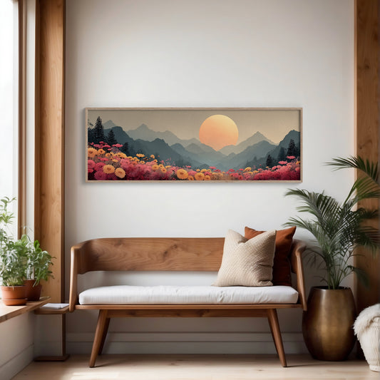 Sunrise Through the Blooming Valley