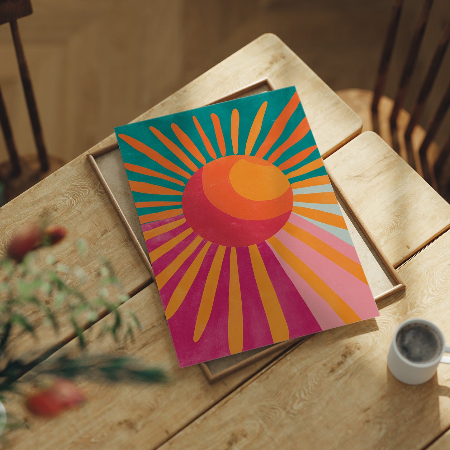 Sunburst Over Summer Fields