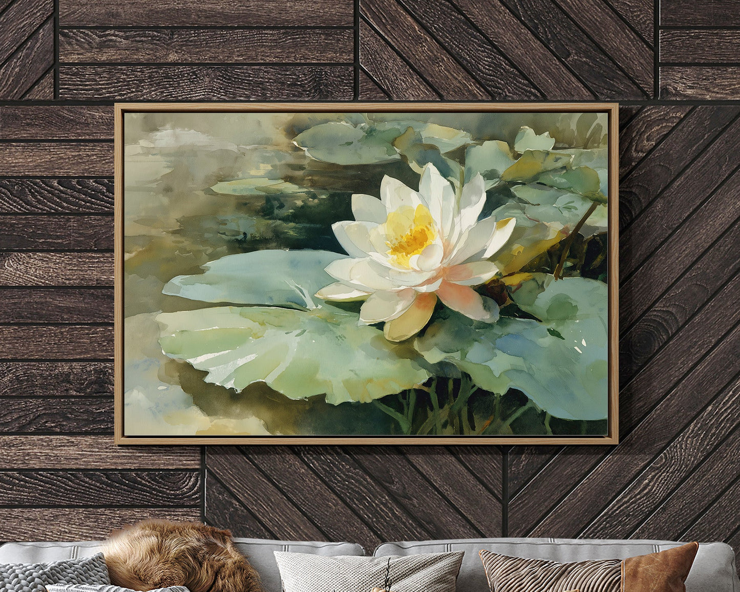 Stillness on the Lily Pond