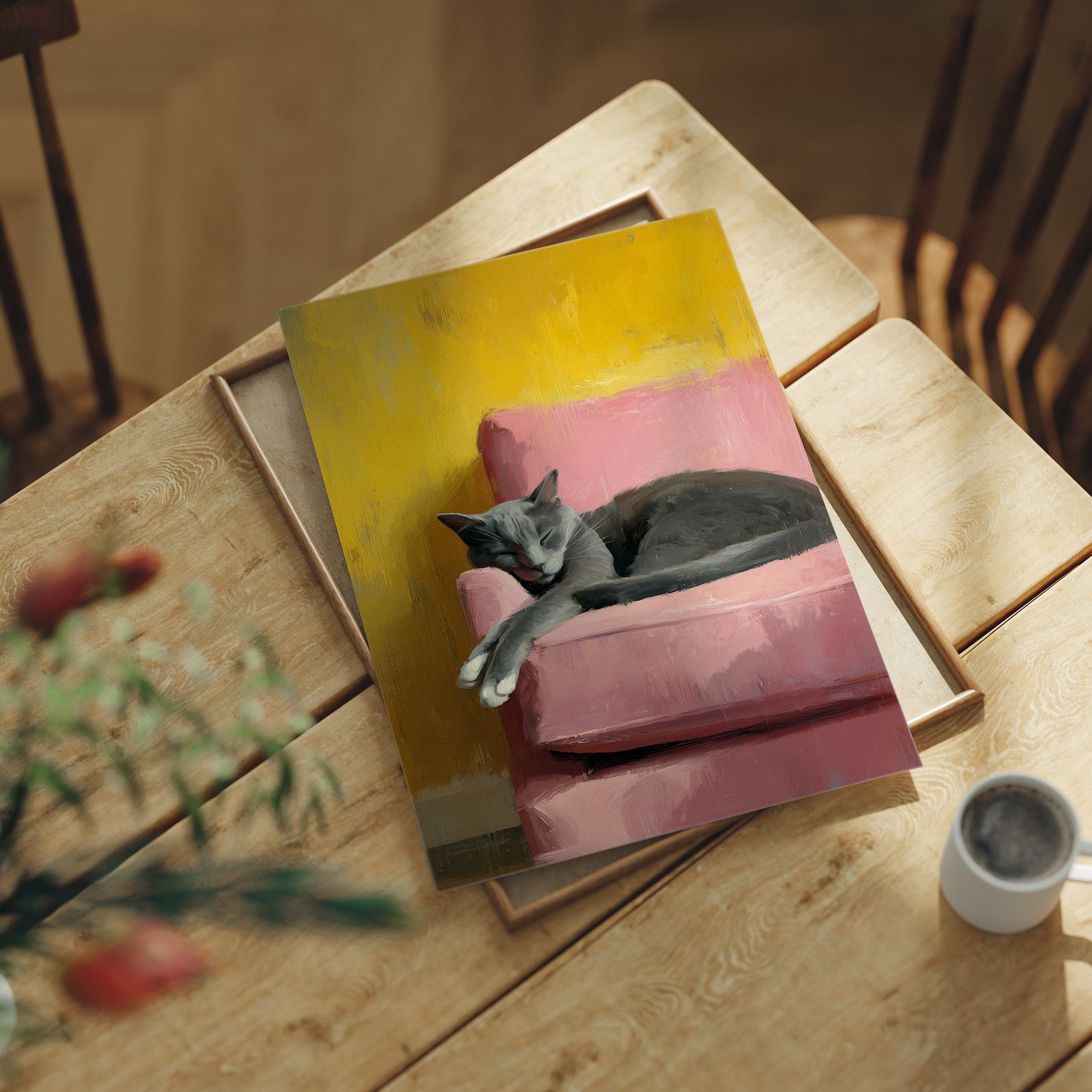 Afternoon Nap in Lemon Light
