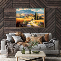 Golden Road to the Hillside Villa