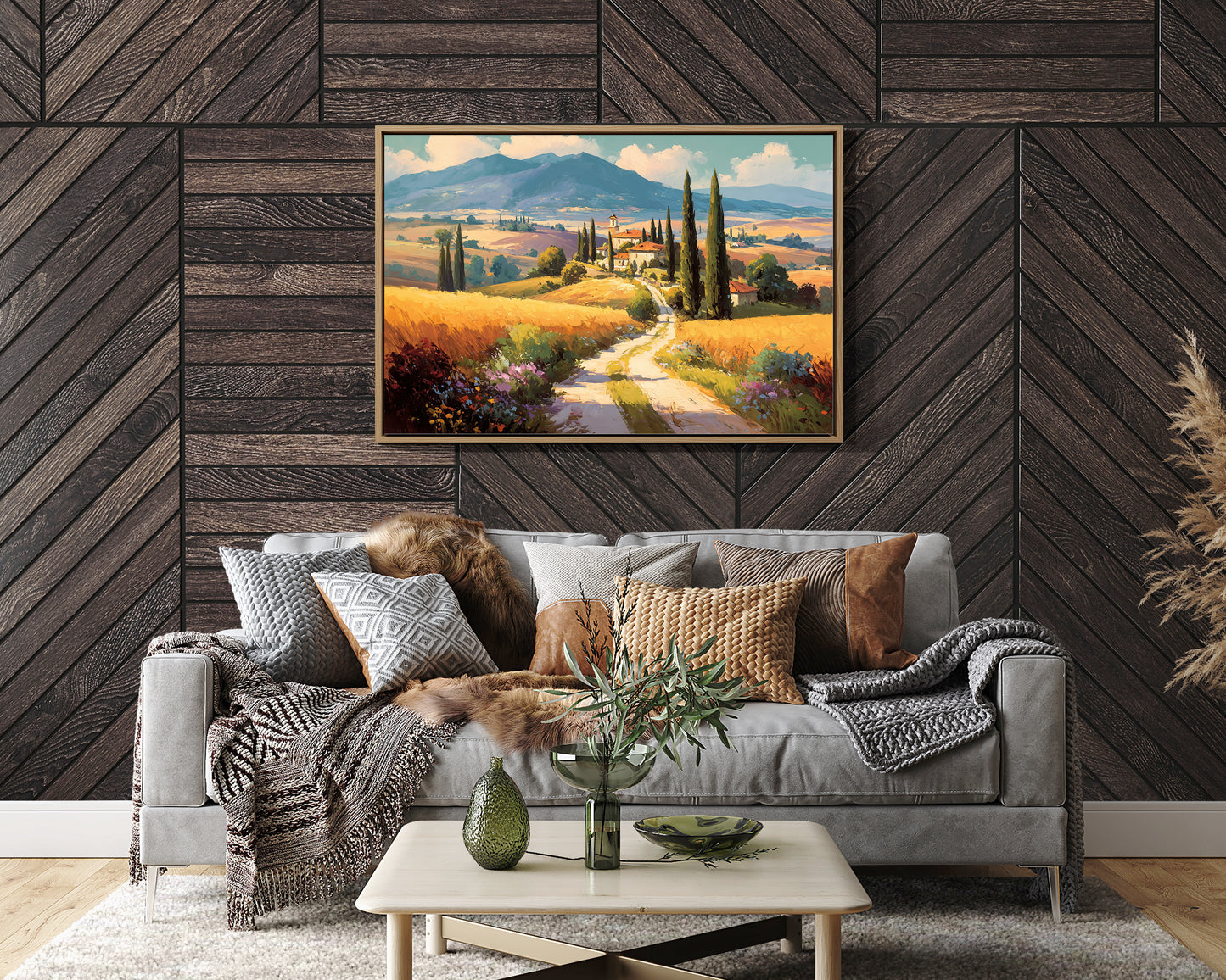 Golden Road to the Hillside Villa