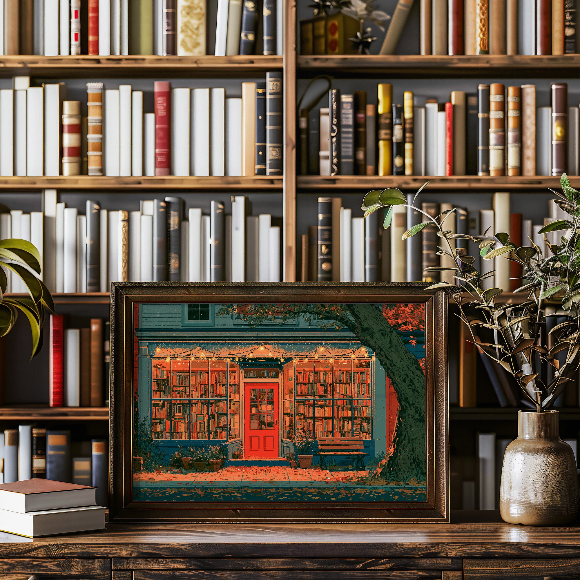 The Corner Bookshop Glow