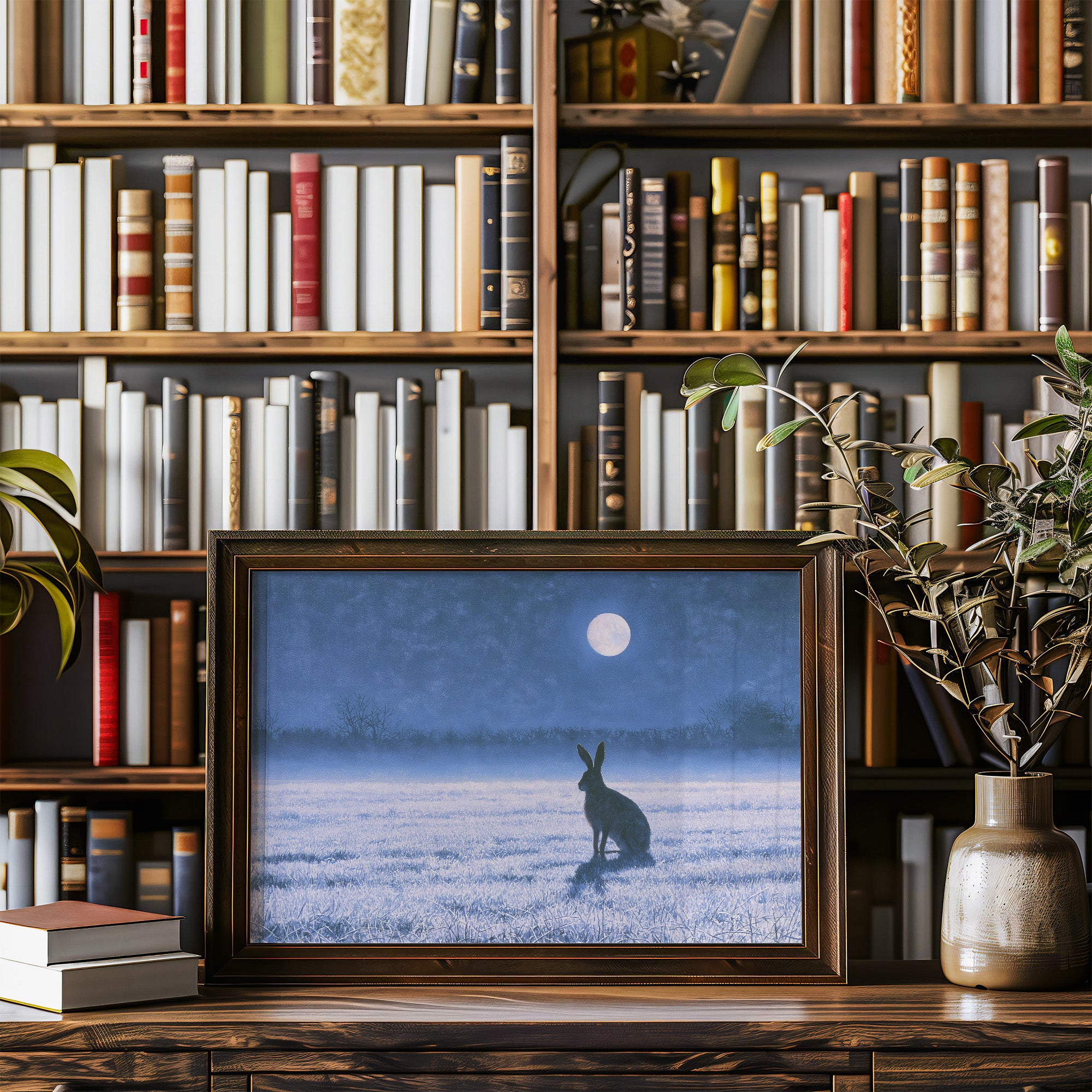 The Hare and the Full Moon
