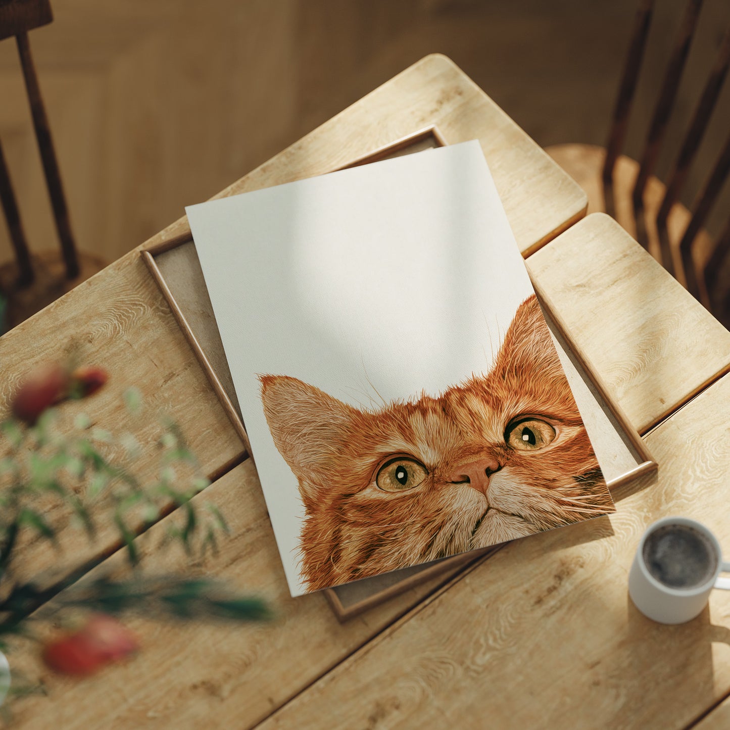 Orange Cat, Full Attention