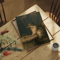 Hard Day at the Acorn Factory: Smoking Squirrel Art