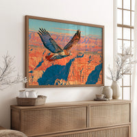 Red-Tail Over the Canyon