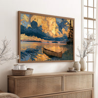 Canoe, Sky on Fire