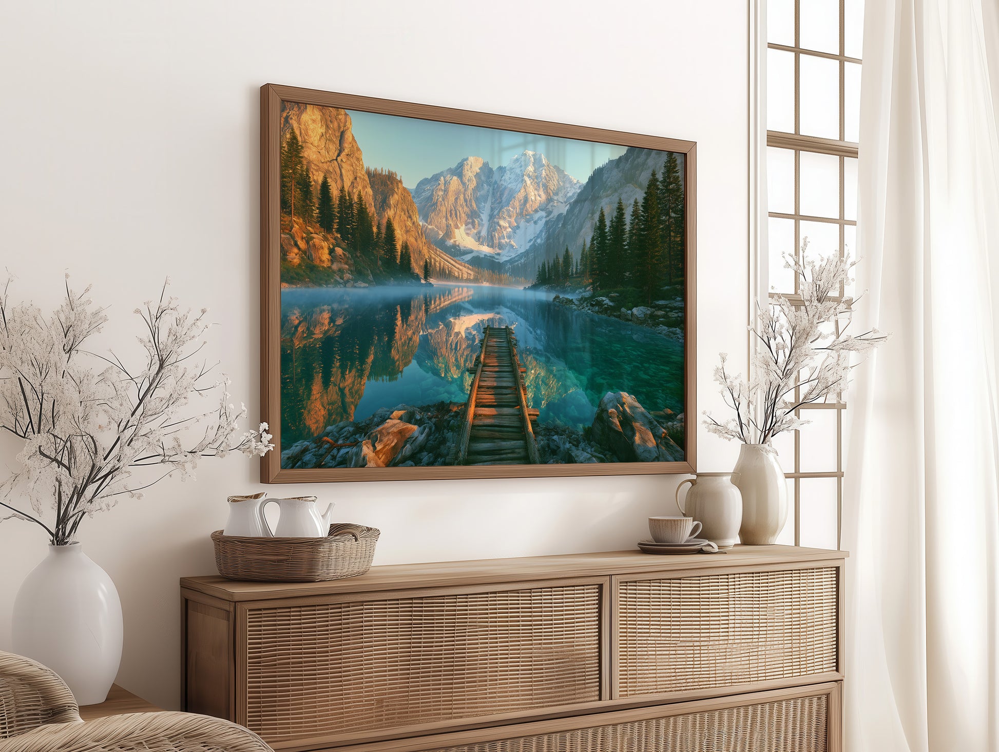 Dock, Alpine Reflection