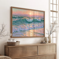 Waves, Pastel Sunrise