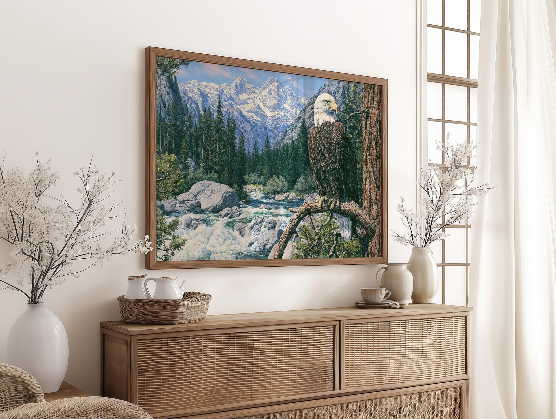 Bald Eagle, Mountain Rapids