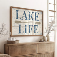 Lake Life, Weathered Sign