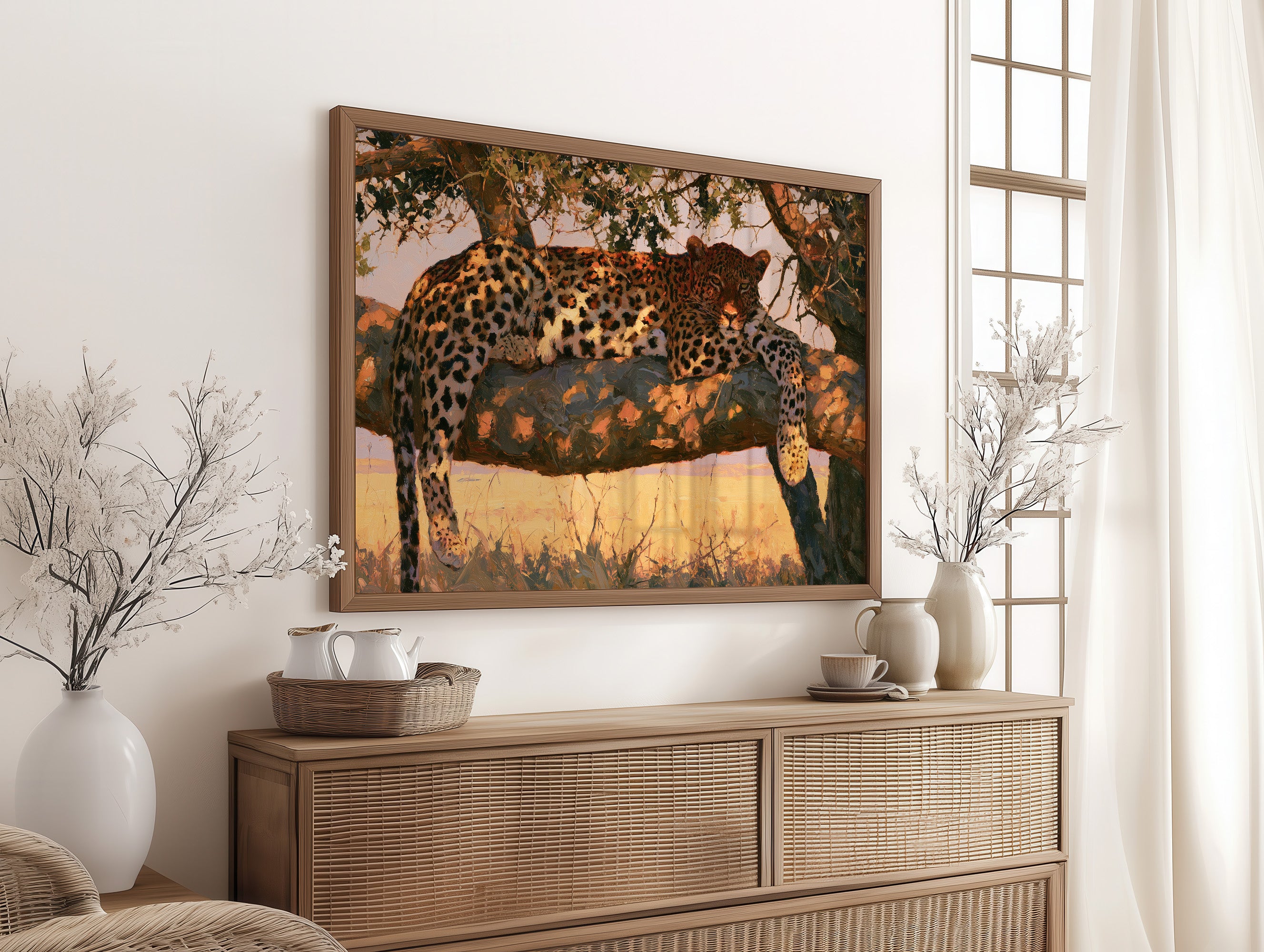Leopard, Draped in Gold