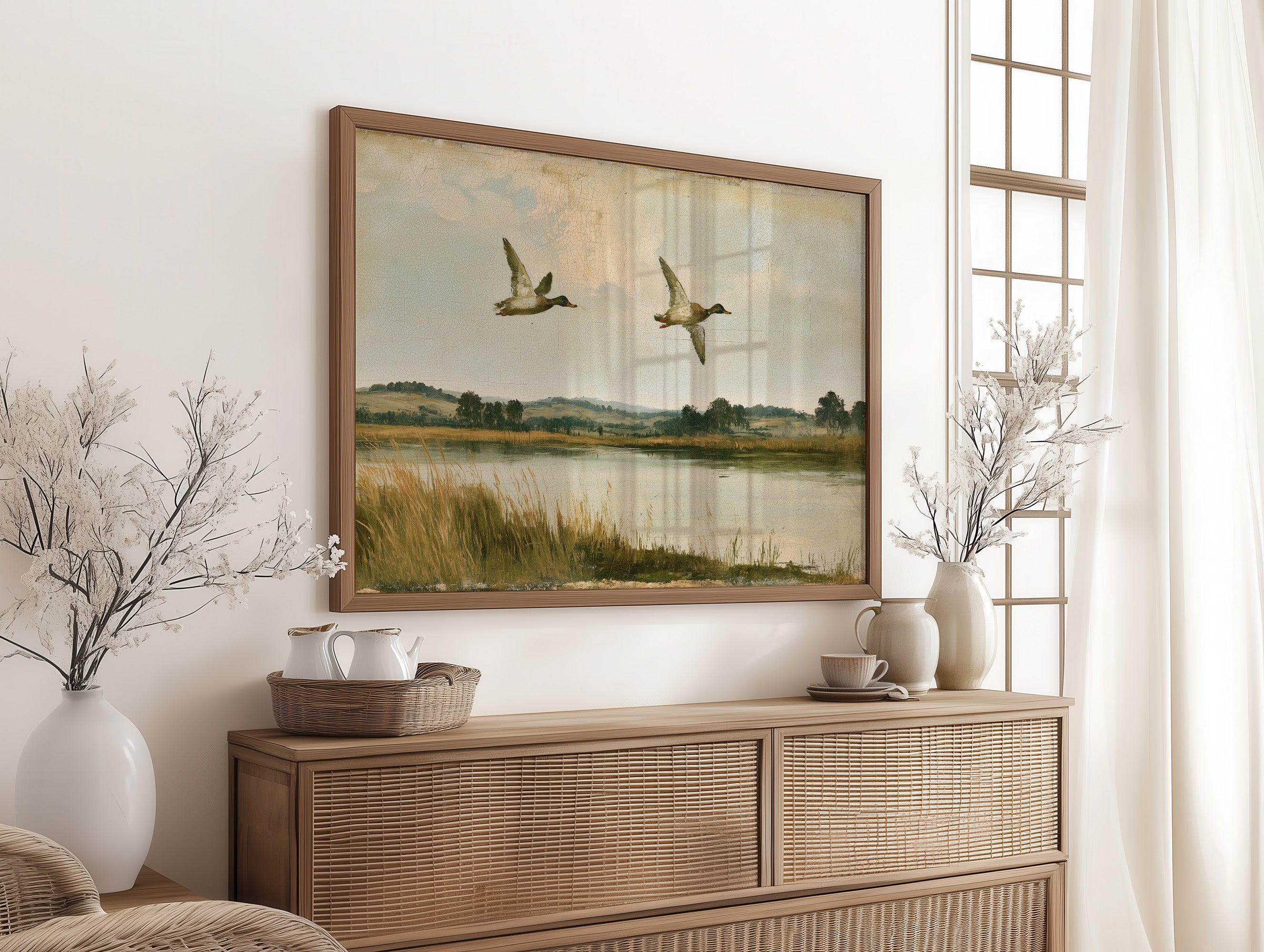 Mallards, Over the Marsh