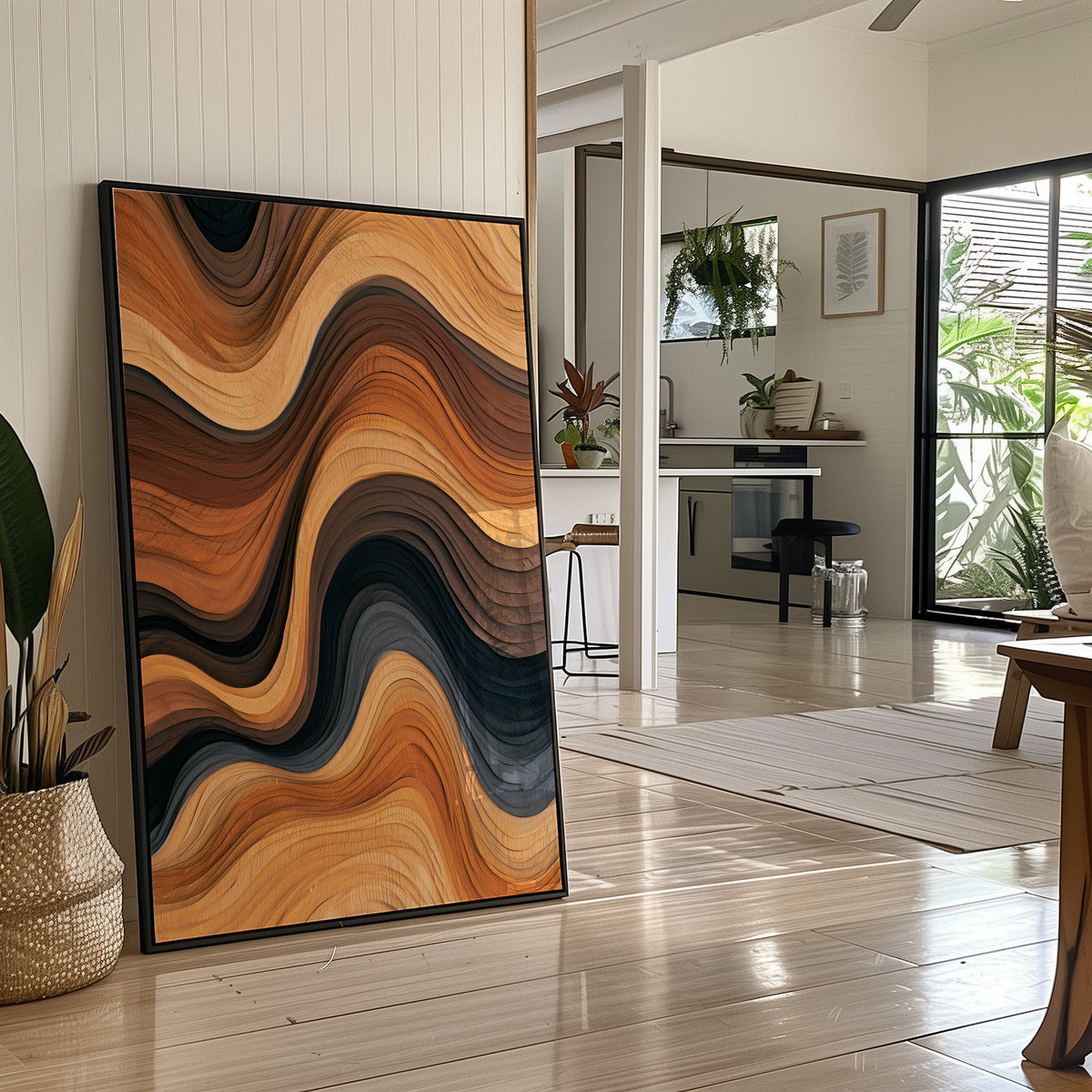 Wood Grain Wave Formation