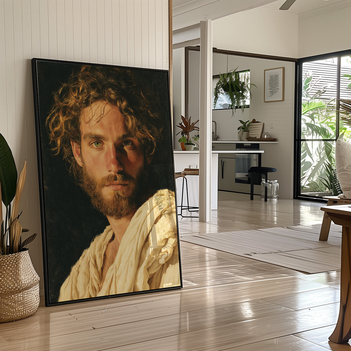Chiaroscuro Biblical Figure Portrait