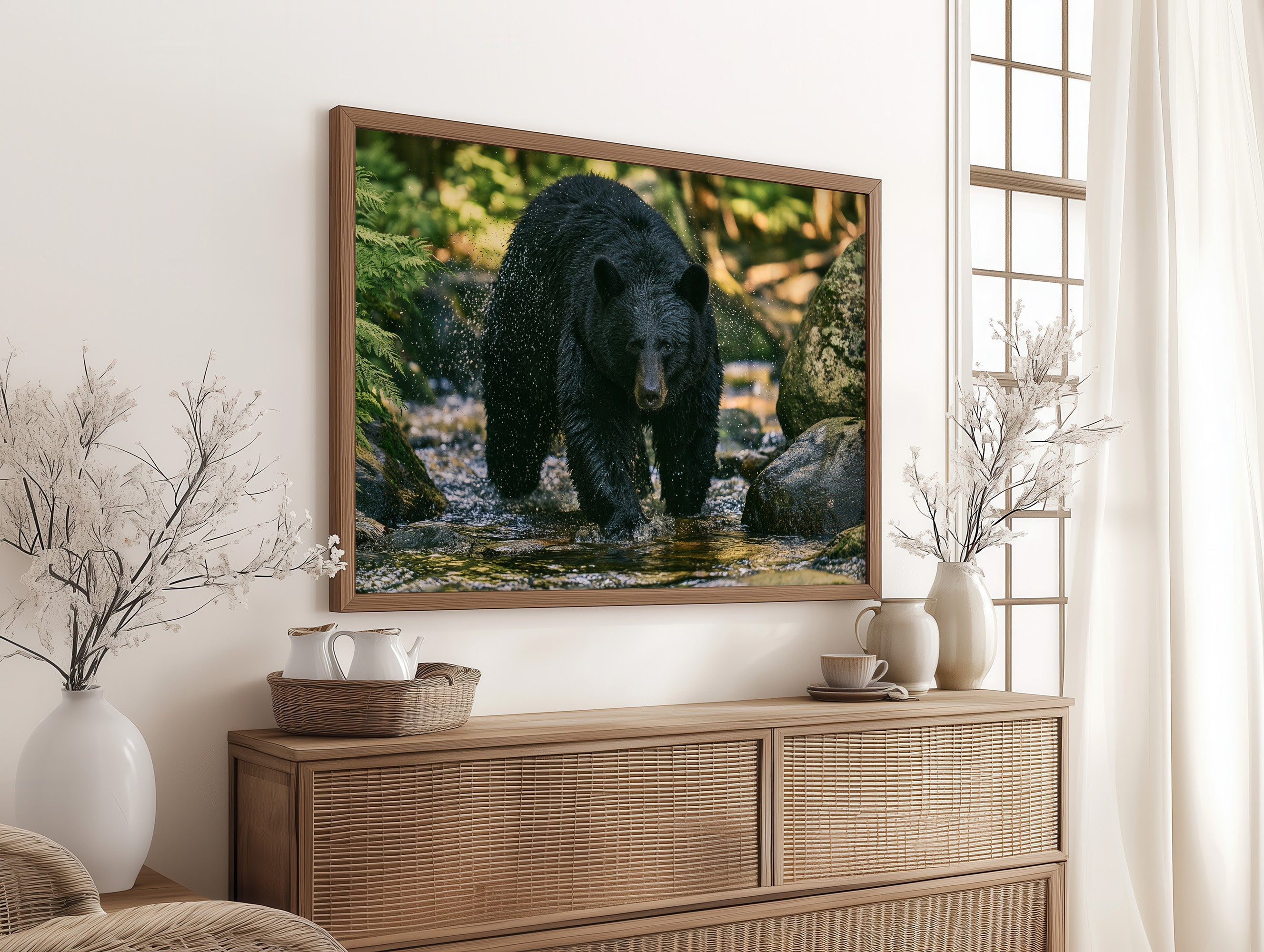 Black Bear at the Water's Edge