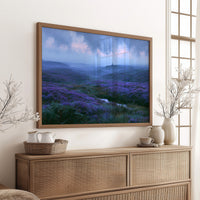 Twilight Falls Over the Heather