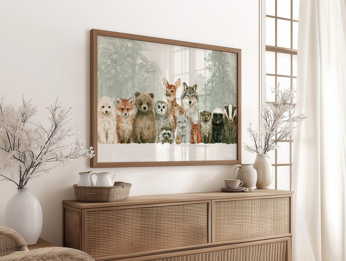 Woodland Friends Gather Round