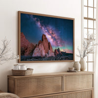 Milky Way Over Red Spires