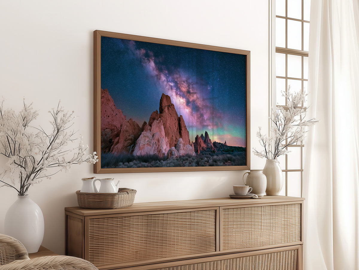 Milky Way Over Red Spires