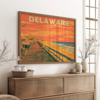 Delaware Boardwalk Sunset