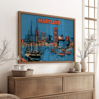 Maryland Harbor Pop Art